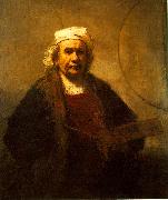 REMBRANDT Harmenszoon van Rijn Self-Portrait de35 oil on canvas